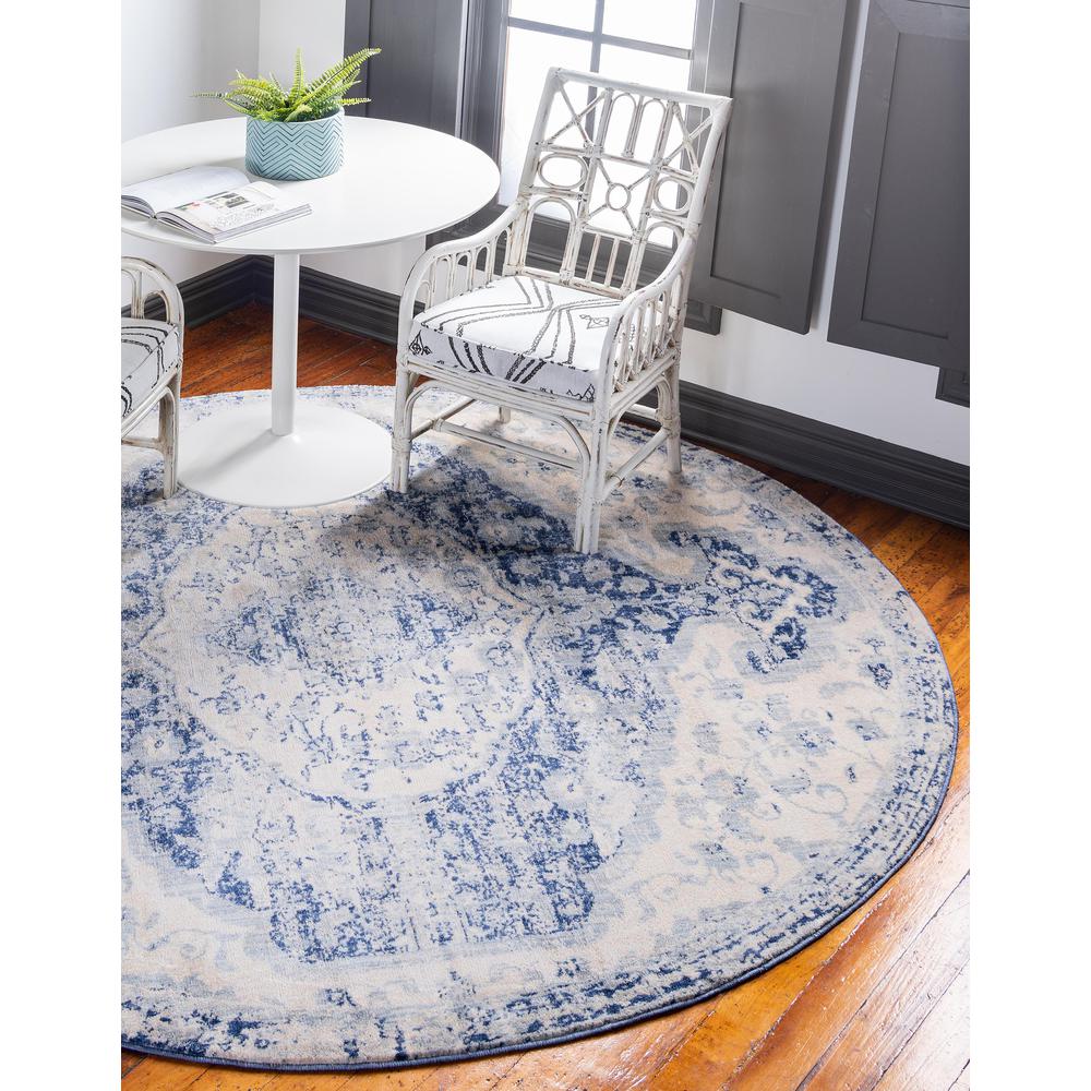 Tanglewood Asheville Rug, Blue (8' 0 x 8' 0). Picture 2