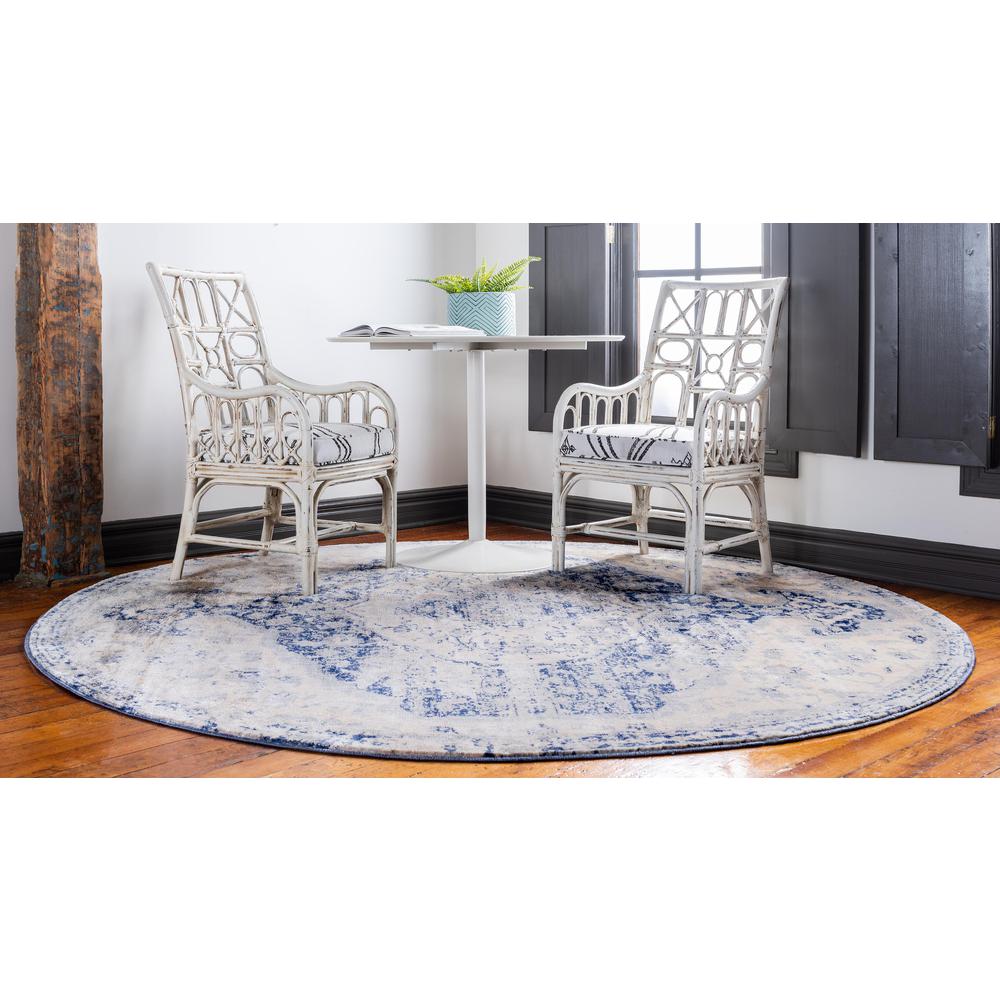 Tanglewood Asheville Rug, Blue (8' 0 x 8' 0). Picture 3