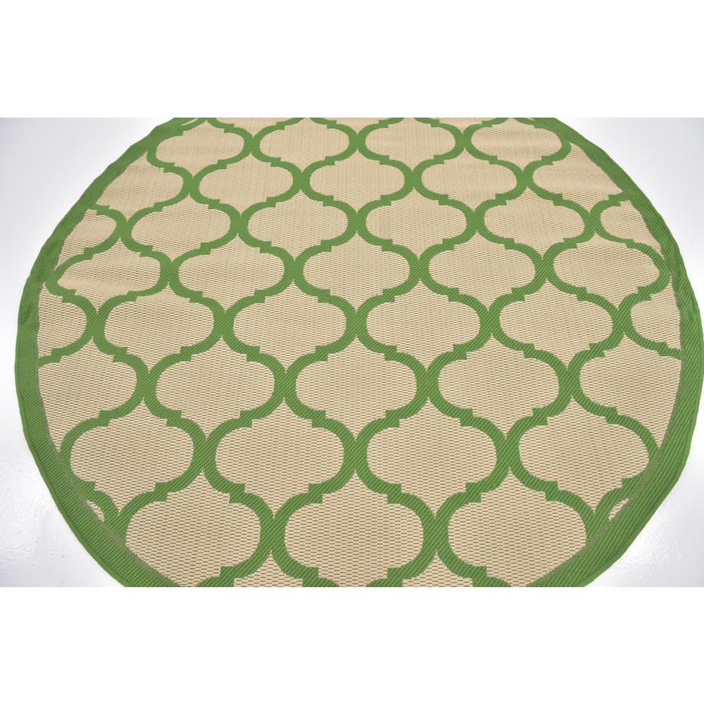 Outdoor Moroccan Rug, Green (6' 0 x 6' 0). Picture 4