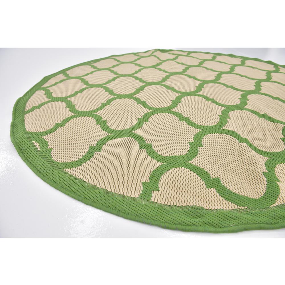 Outdoor Moroccan Rug, Green (6' 0 x 6' 0). Picture 6