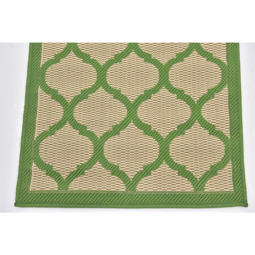 Outdoor Moroccan Rug, Green (2' 2 x 6' 0). Picture 6