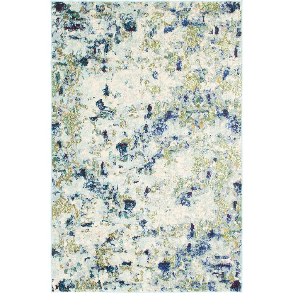 Champagne Chromatic Rug, Light Blue (4' 0 x 6' 0). The main picture.