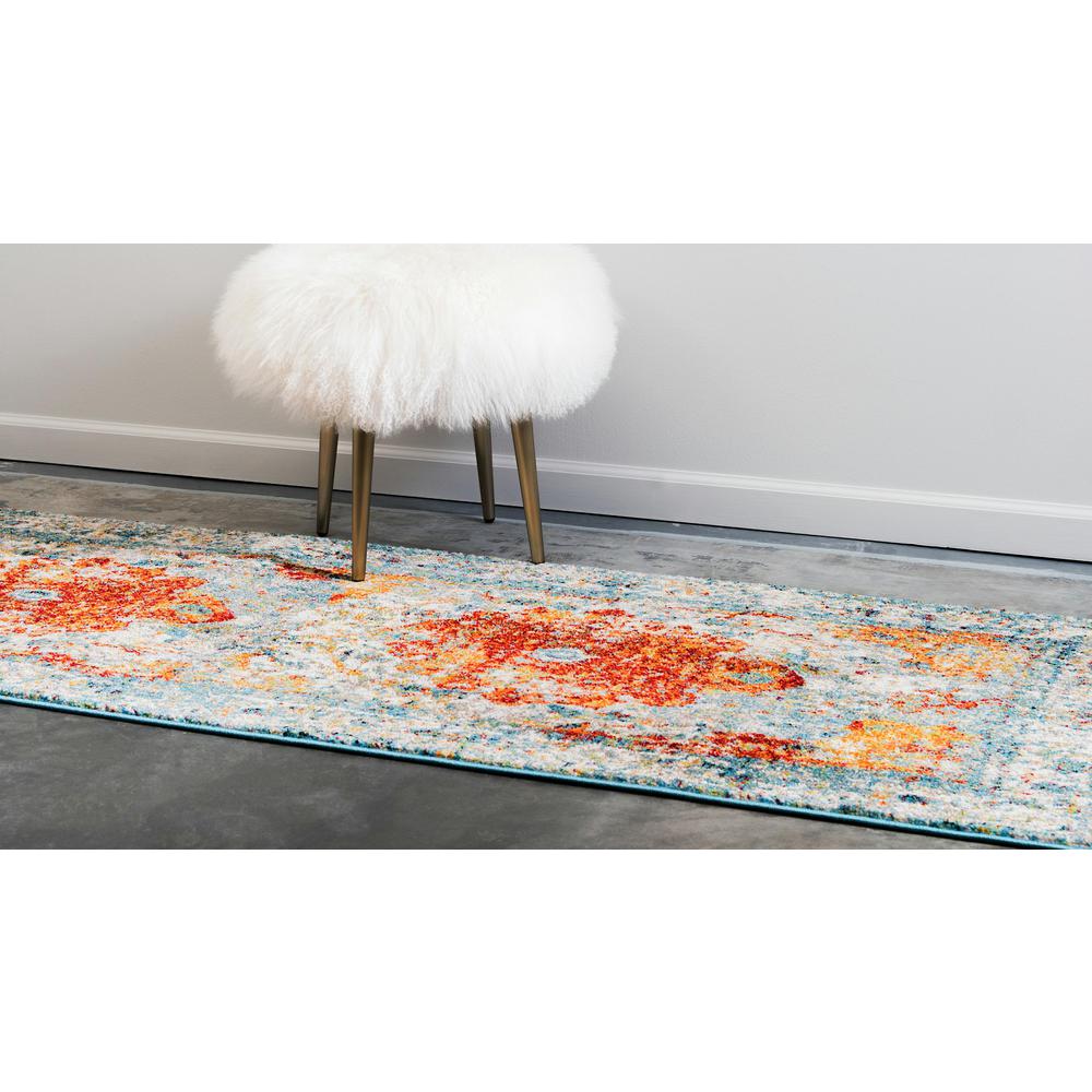 Strada Rosso Rug, Ivory (2' 0 x 6' 0). Picture 3