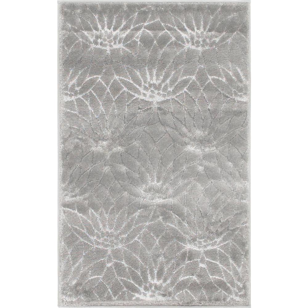 Marilyn Monroe™ Glam Dahlia Rug, Gray/Silver (2' 0 x 3' 0). Picture 1