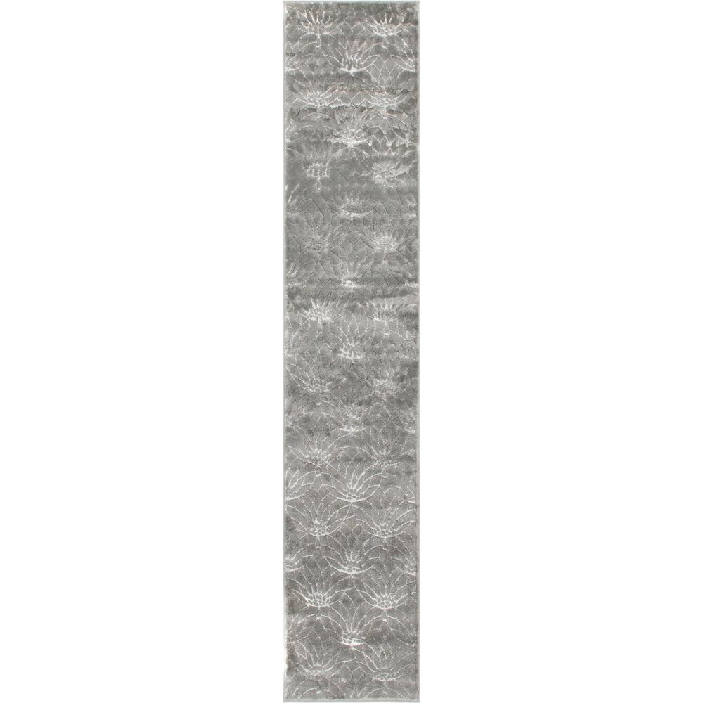 Marilyn Monroe™ Glam Dahlia Rug, Gray/Silver (2' 0 x 10' 0). Picture 1