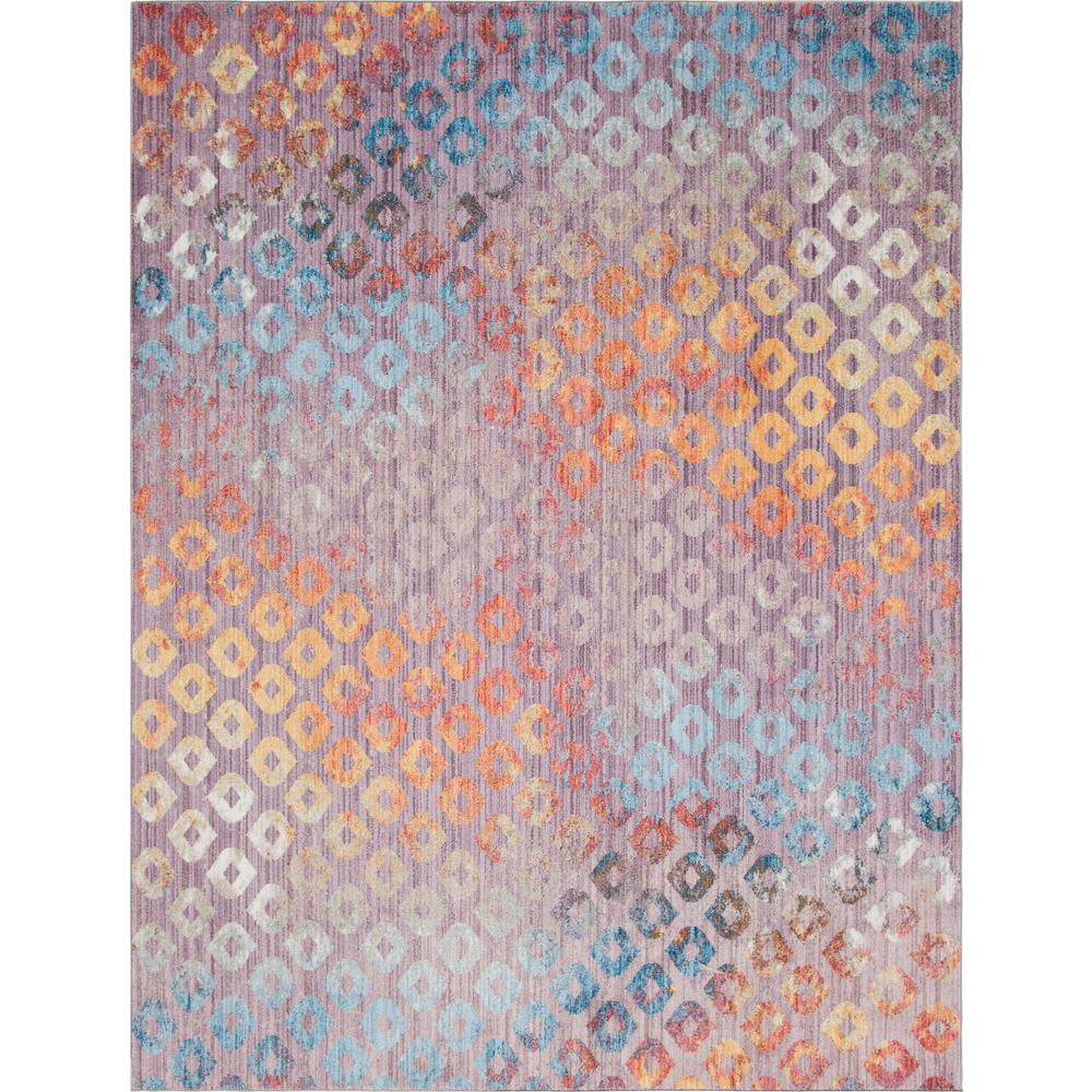 Rainbow Spectral Rug, Violet (10' 0 x 13' 0). Picture 1