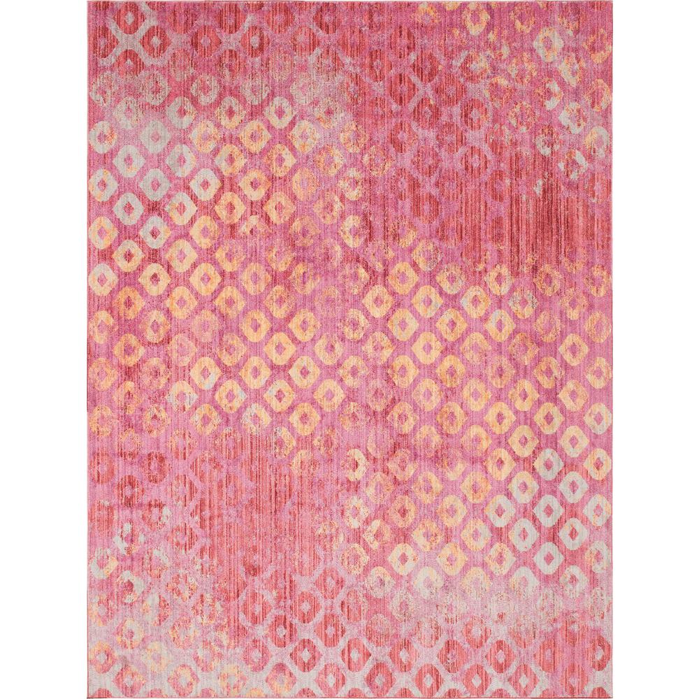 Rainbow Spectral Rug, Pink (10' 0 x 13' 0). Picture 1