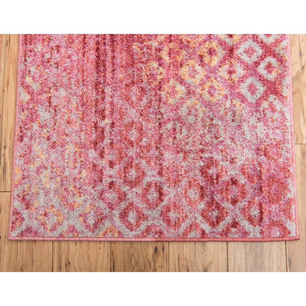 Rainbow Spectral Rug, Pink (2' 0 x 6' 0). Picture 6