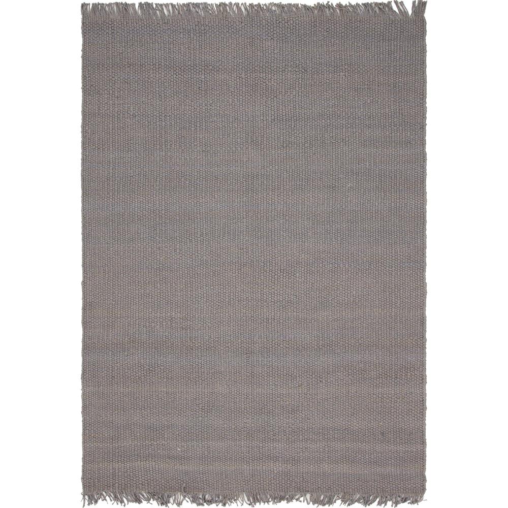 Chunky Jute Rug, Gray (9' 0 x 12' 0). Picture 1