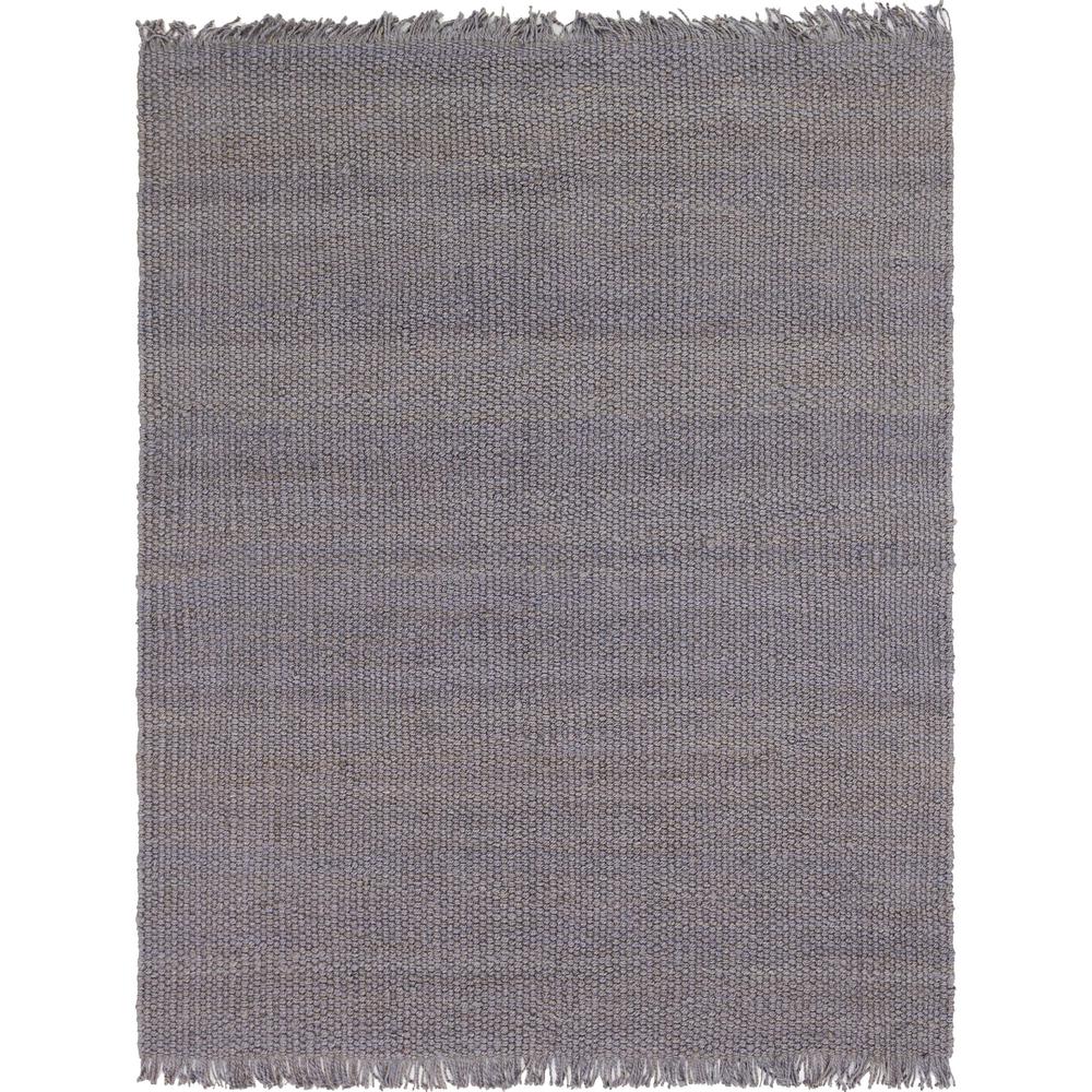 Chunky Jute Rug, Gray (8' 0 x 10' 0). Picture 1