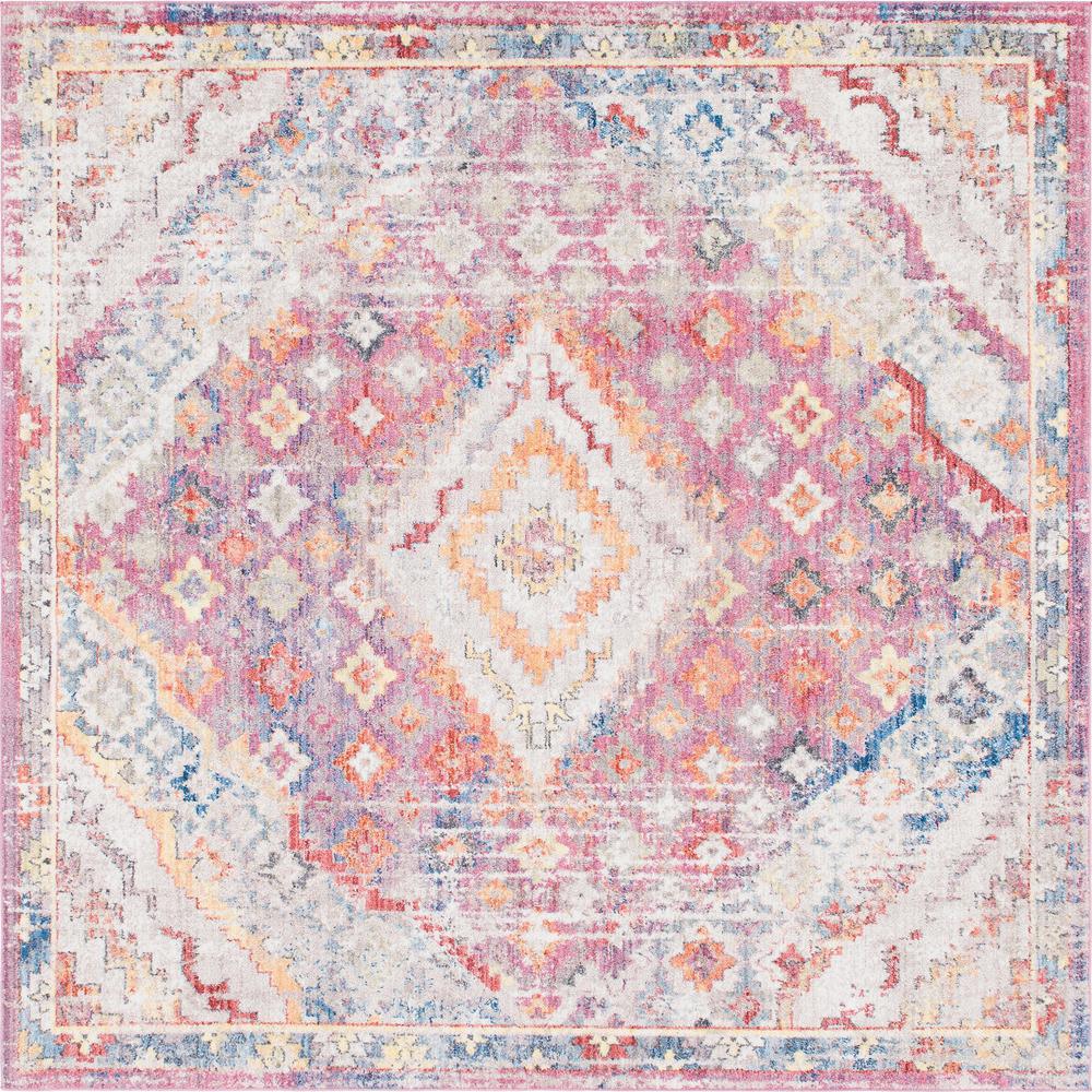 Dumbo Brighton Rug, Pink (8' 0 x 8' 0). The main picture.