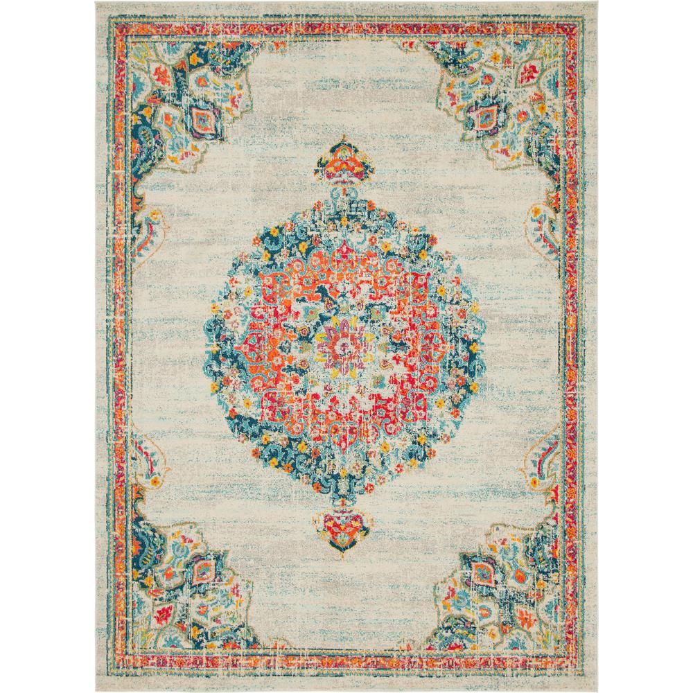 Alexis Penrose Rug, Ivory (9' 0 x 12' 0). Picture 1