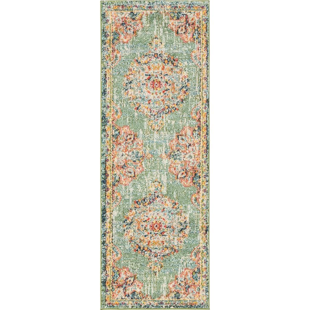 Alexis Penrose Rug, Green (2' 2 x 6' 0). Picture 1