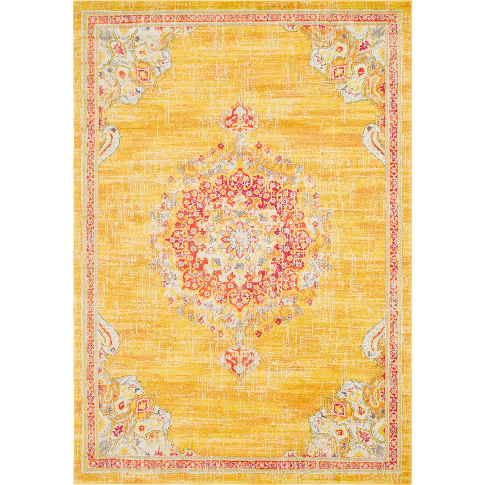Alexis Penrose Rug, Gold (10' 0 x 14' 0). Picture 1