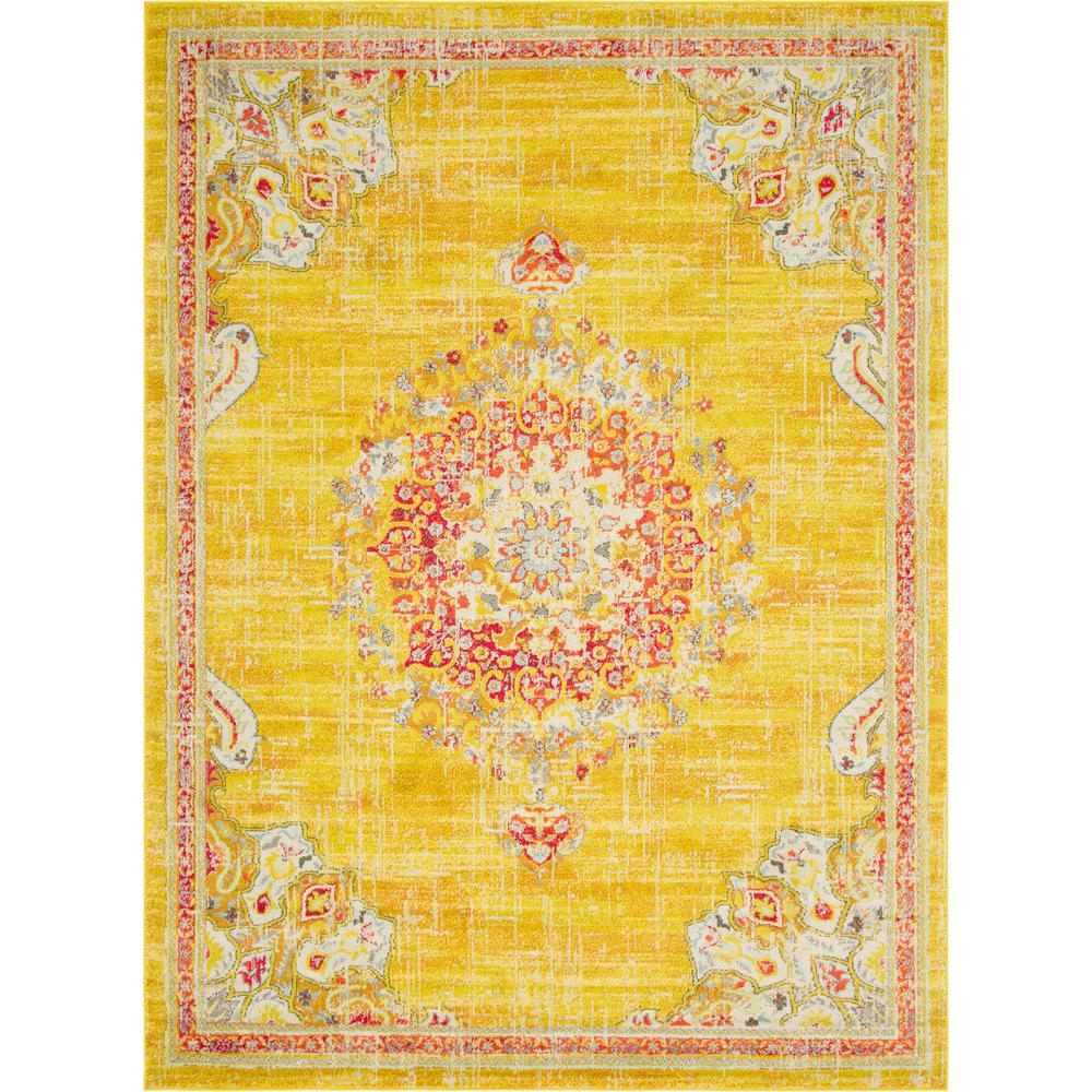 Alexis Penrose Rug, Gold (9' 0 x 12' 0). Picture 1