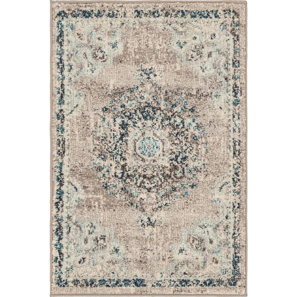 Alexis Penrose Rug, Gray (2' 2 x 3' 0). Picture 1