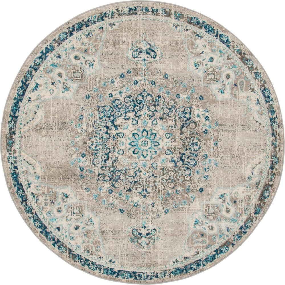 Alexis Penrose Rug, Gray (6' 0 x 6' 0). Picture 1