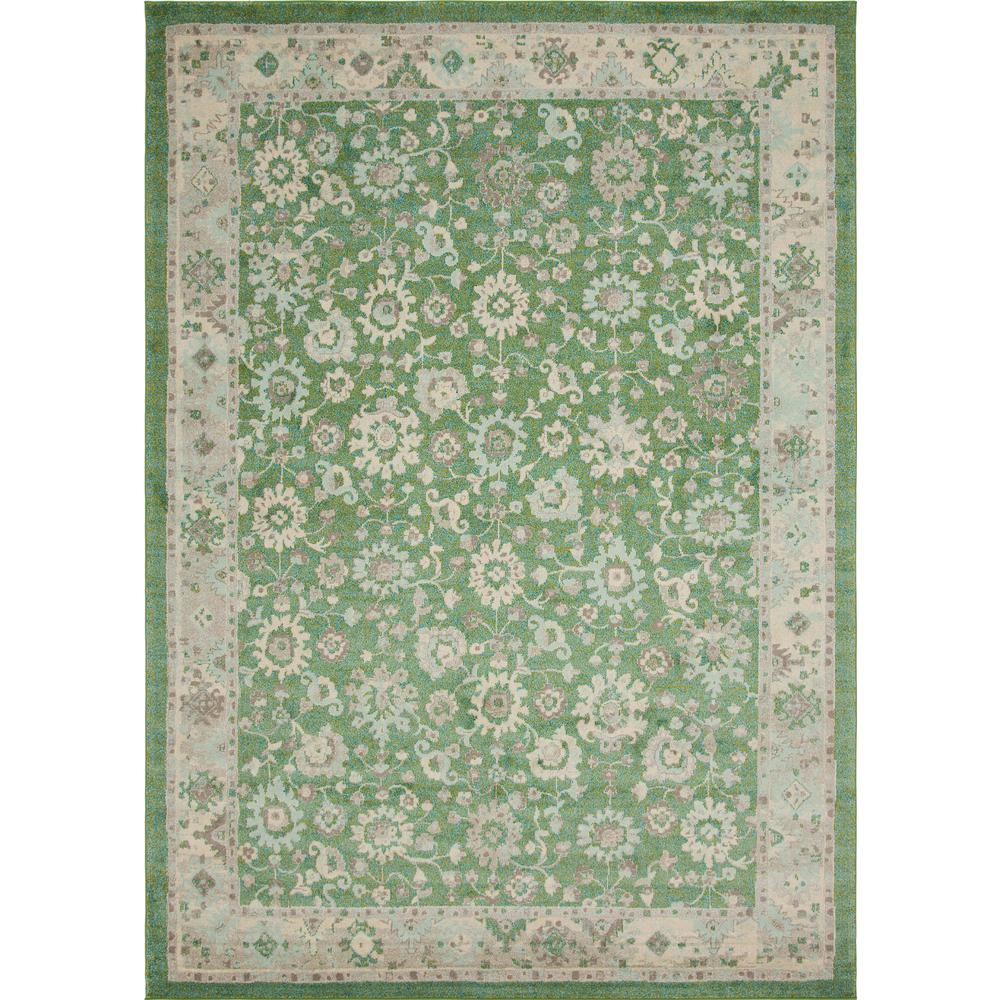 Krystle Penrose Rug, Green (10' 0 x 14' 0). Picture 1
