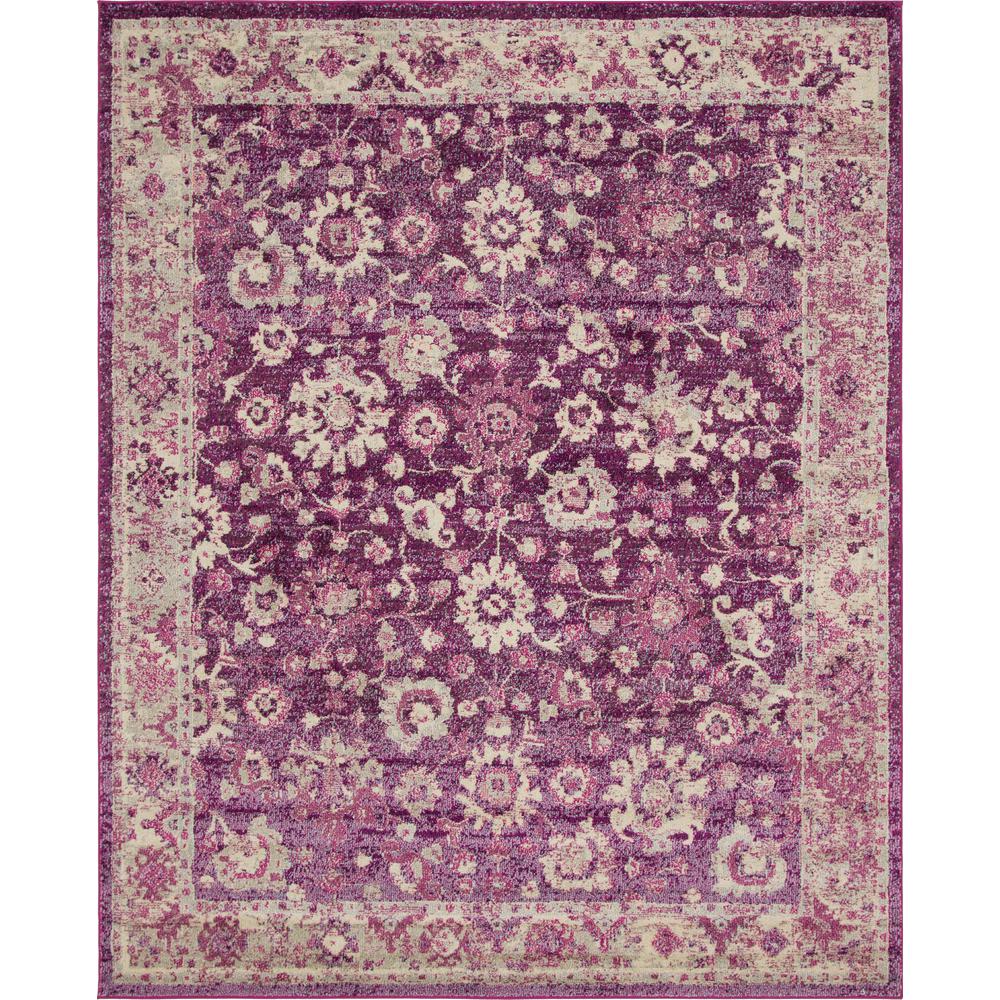 Krystle Penrose Rug, Purple (8' 0 x 10' 0). The main picture.