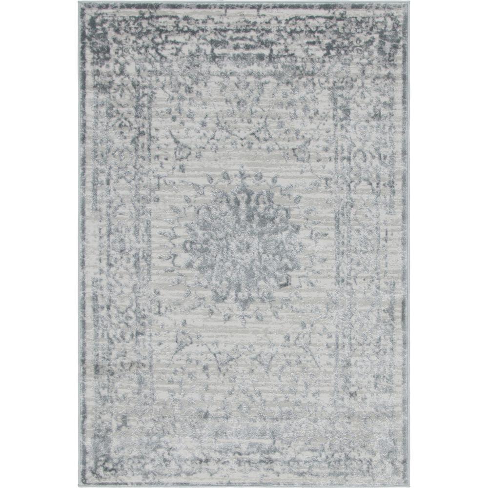 Derbyshire Aberdeen Rug, Gray (4' 0 x 6' 0). The main picture.