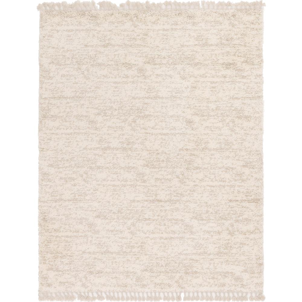 Misty Hygge Shag Rug, Ivory (8' 0 x 10' 0). Picture 1