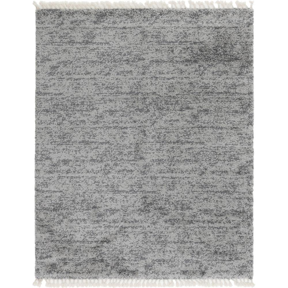 Misty Hygge Shag Rug, Gray (8' 0 x 10' 0). Picture 1