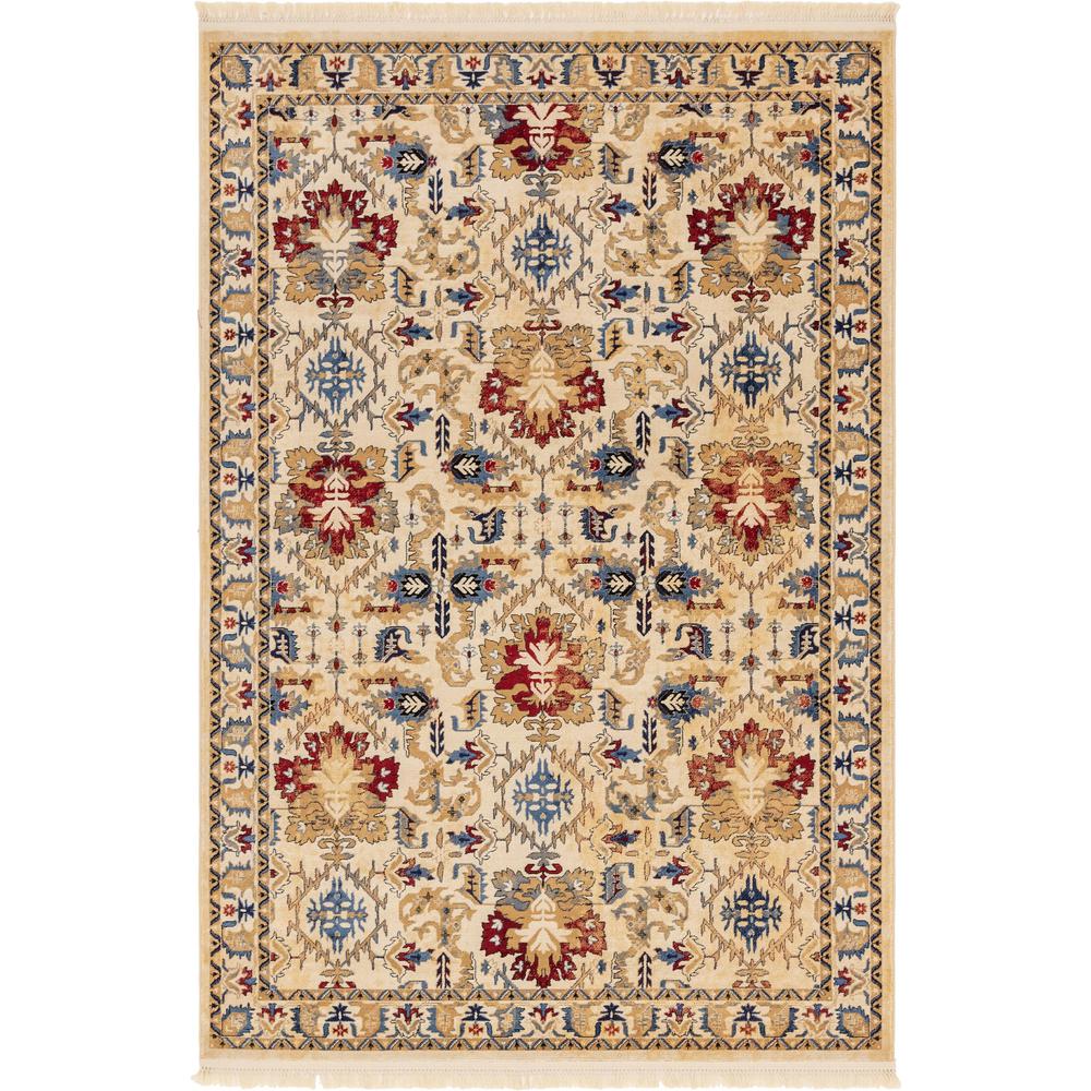 Diplomat District Rug, Ivory (6' 0 x 9' 0). Picture 1