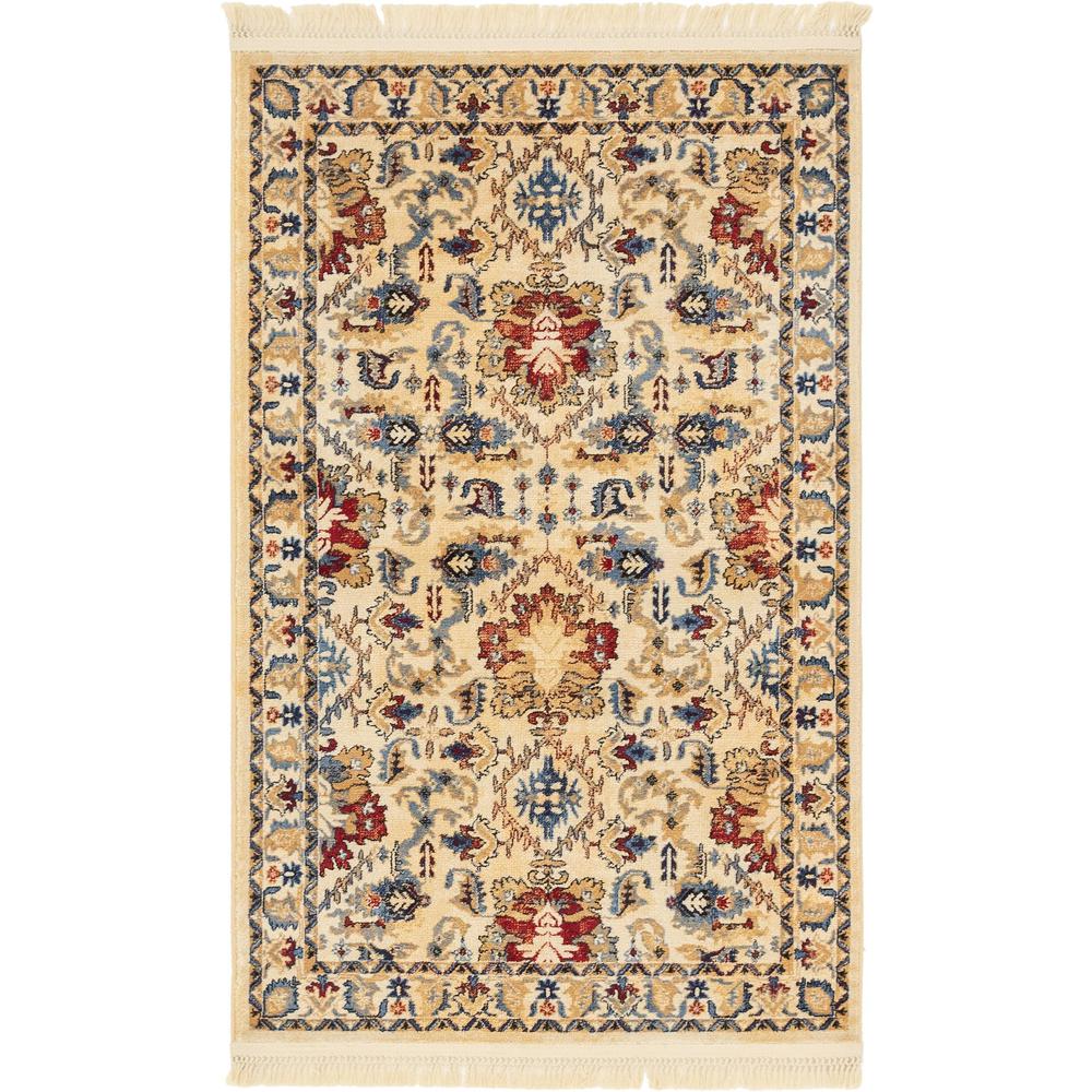 Diplomat District Rug, Ivory (3' 3 x 5' 3). Picture 1