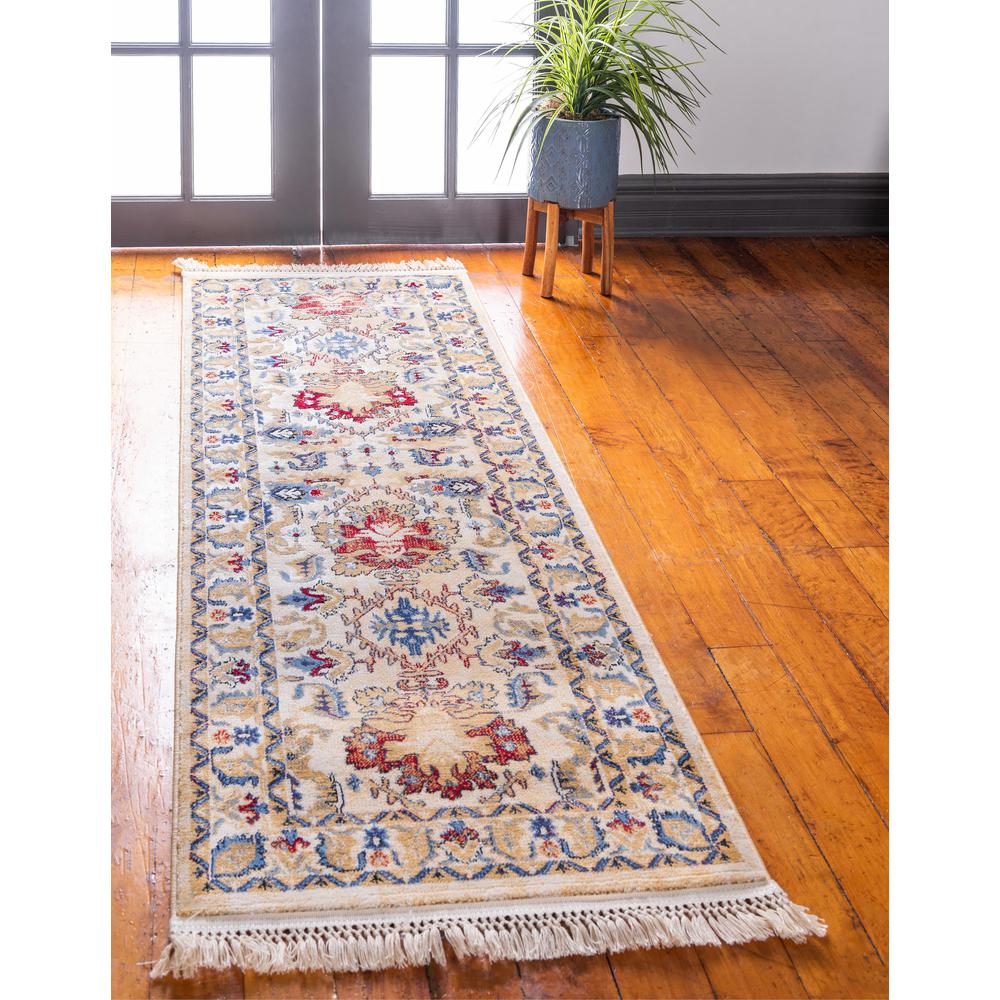 Diplomat District Rug, Ivory (2' 2 x 6' 0). Picture 2