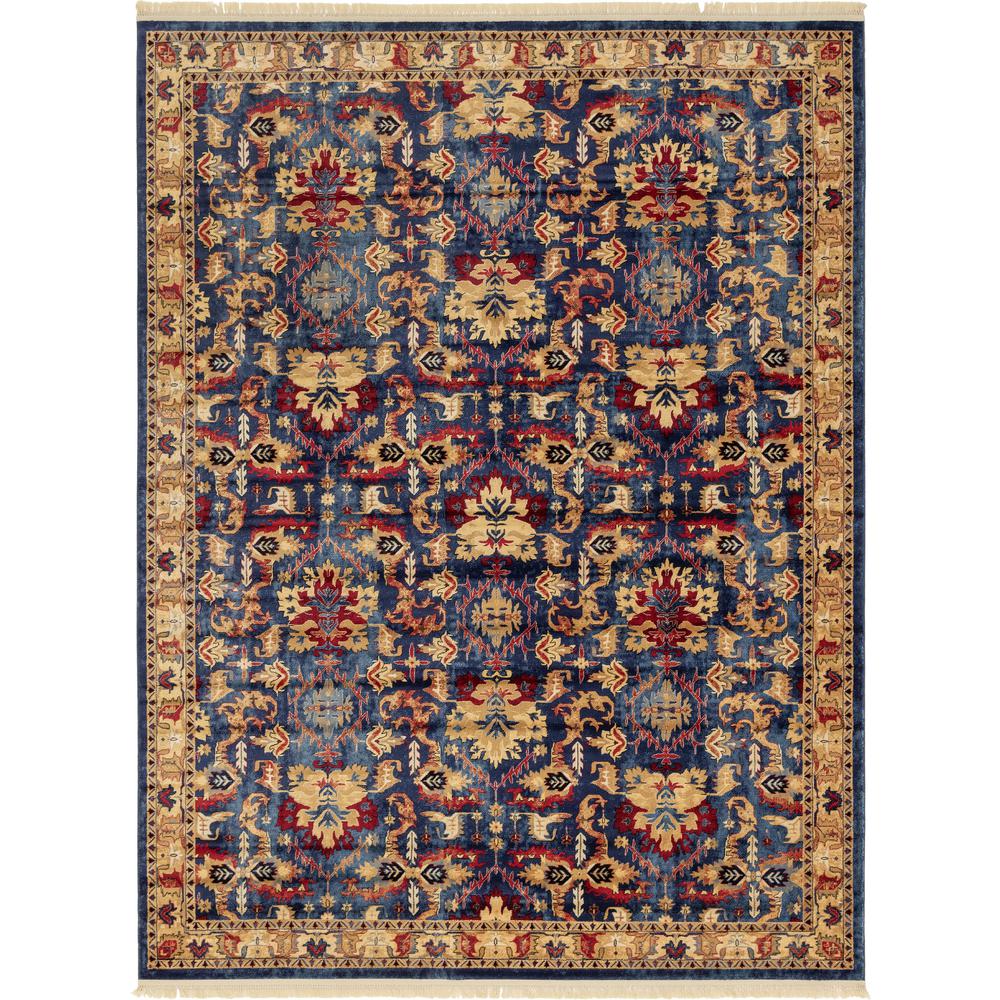 Diplomat District Rug, Blue (9' 0 x 12' 0). Picture 1