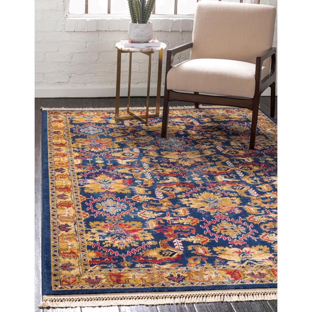 Diplomat District Rug, Blue (9' 0 x 12' 0). Picture 2