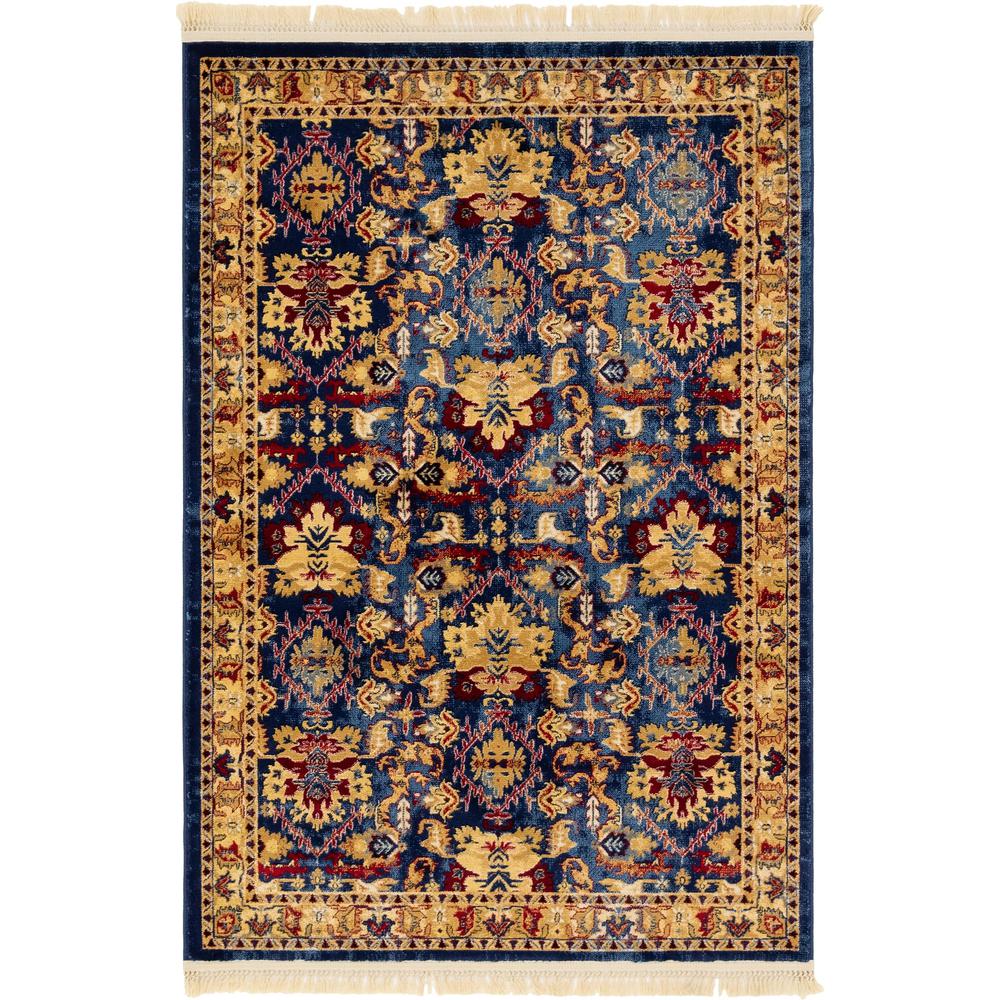Diplomat District Rug, Blue (4' 0 x 6' 0). Picture 1