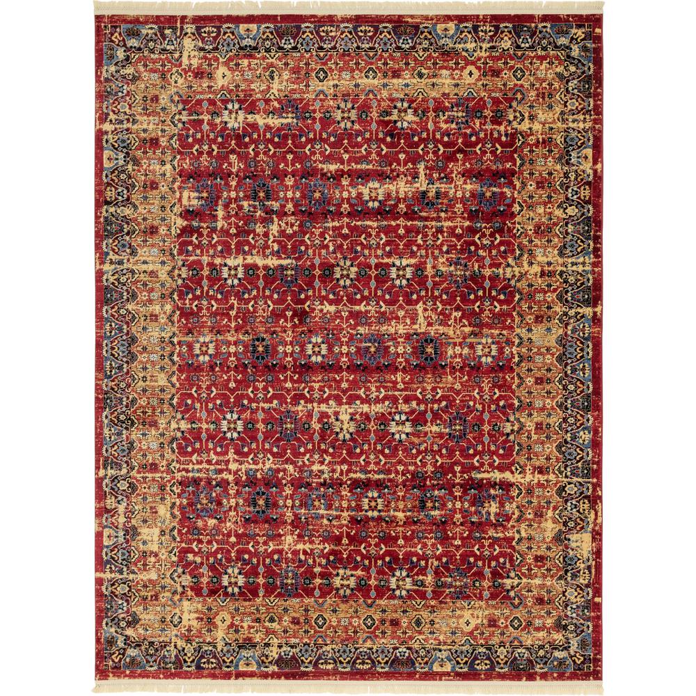 Hoya District Rug, Red (9' 0 x 12' 0). Picture 1