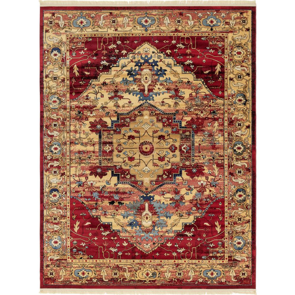 Potomac District Rug, Red (9' 0 x 12' 0). Picture 1