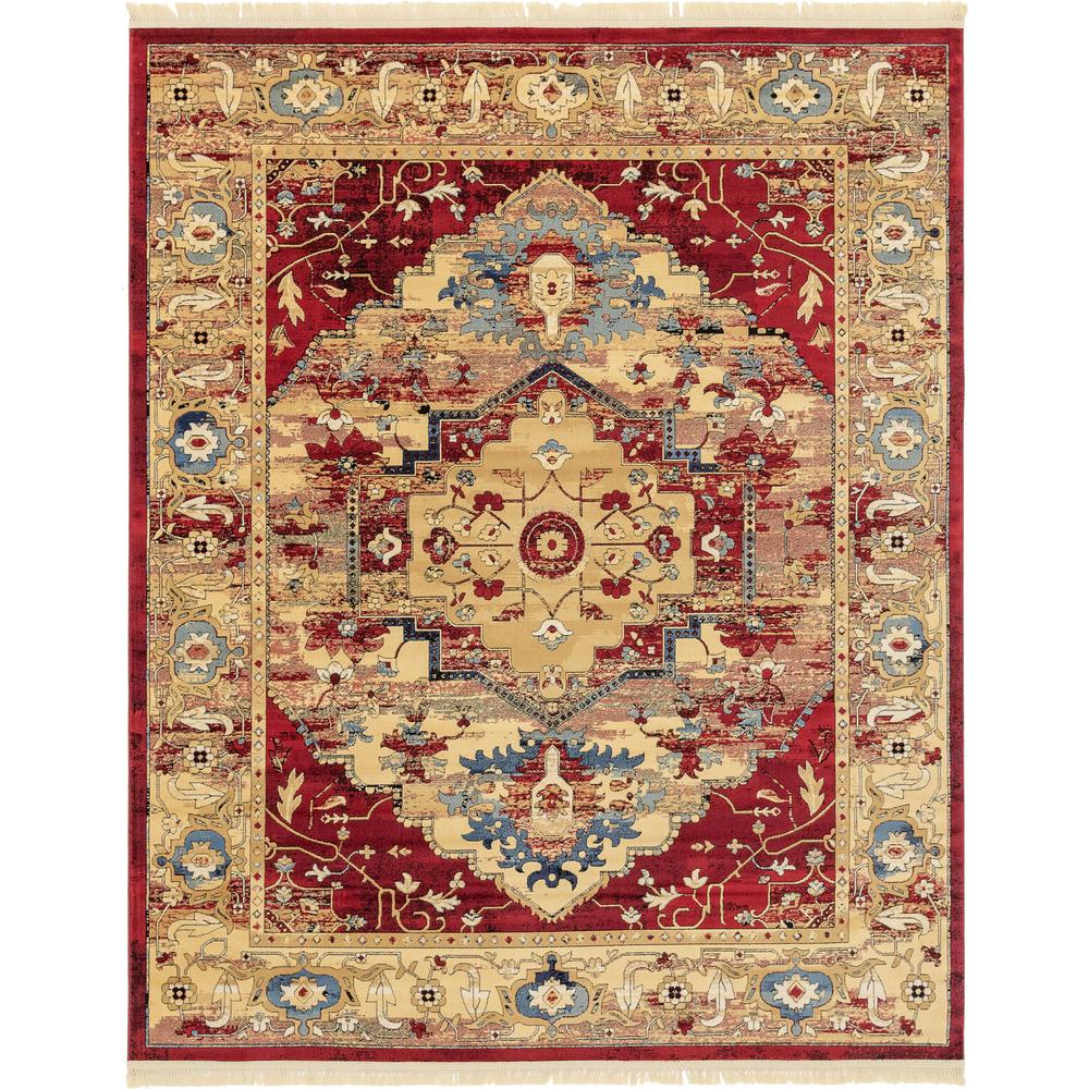Potomac District Rug, Red (8' 0 x 10' 0). Picture 1