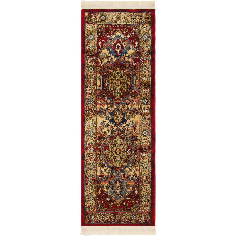 Potomac District Rug, Red (2' 2 x 6' 0). Picture 1