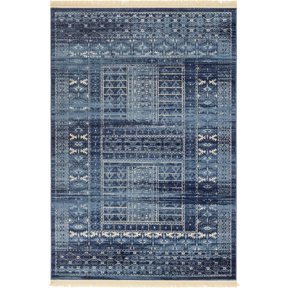 Sequoia District Rug, Blue (6' 0 x 9' 0). Picture 1