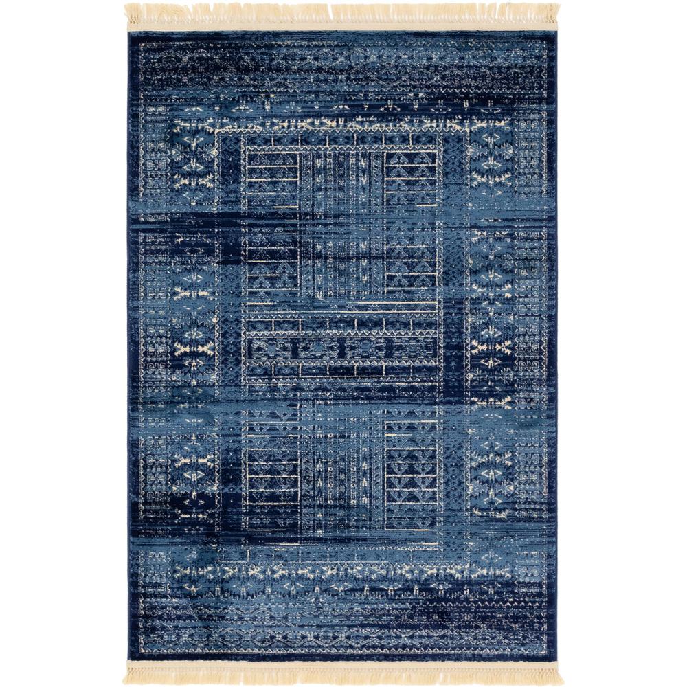 Sequoia District Rug, Blue (4' 0 x 6' 0). Picture 1