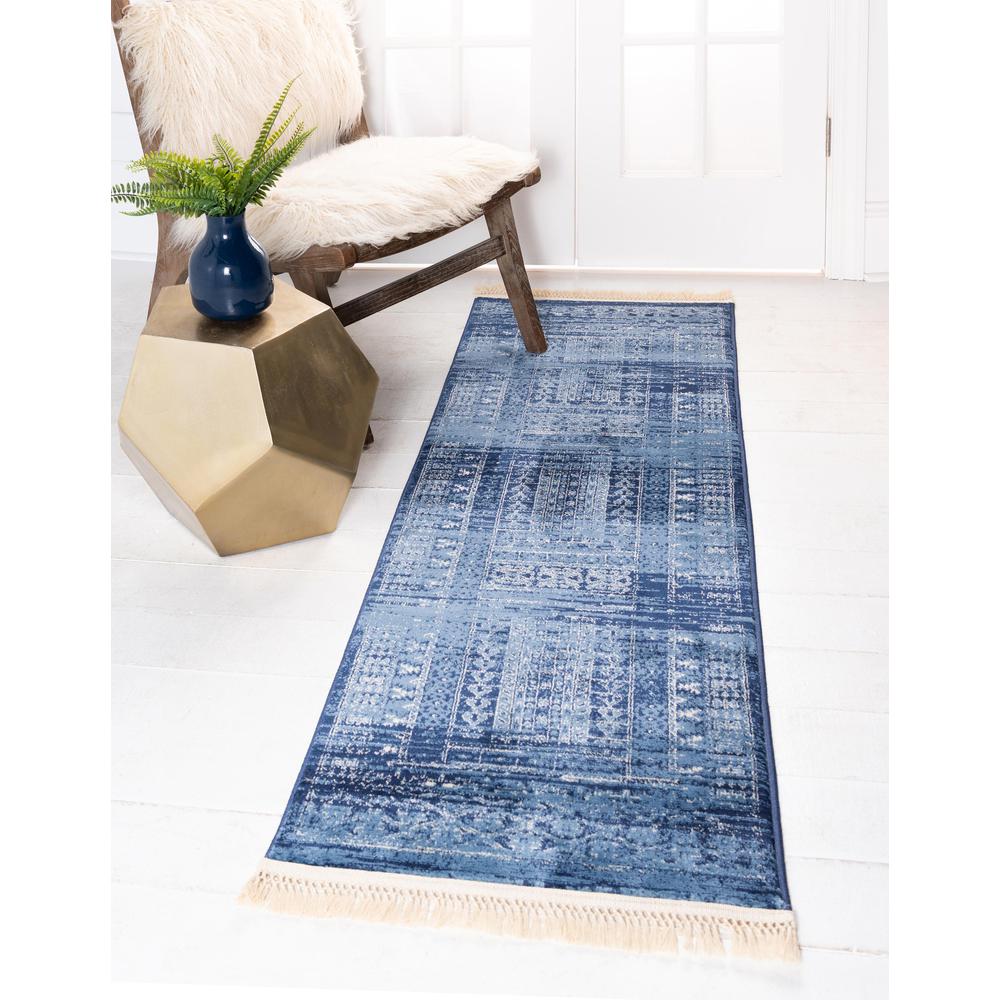 Sequoia District Rug, Blue (2' 2 x 6' 0). Picture 2