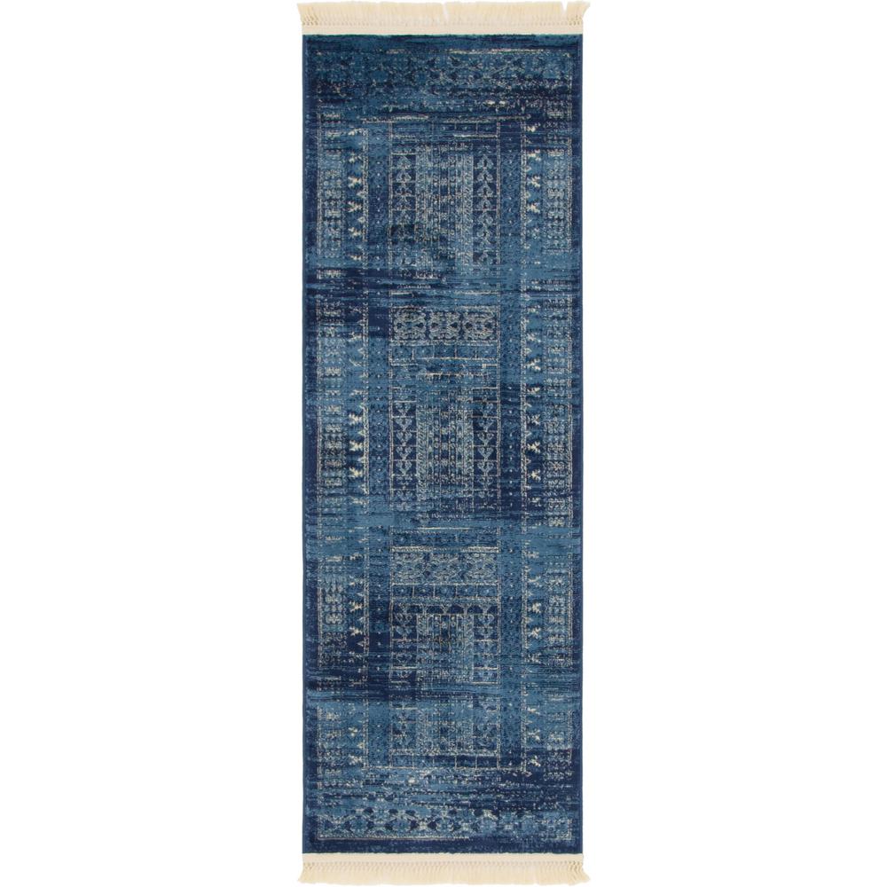 Sequoia District Rug, Blue (2' 2 x 6' 0). The main picture.