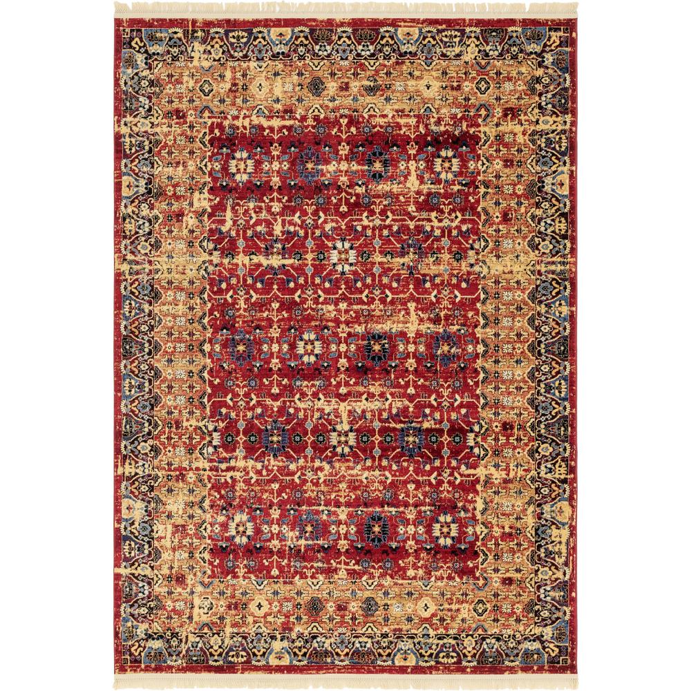 Hoya District Rug, Red (7' 0 x 10' 0). Picture 1