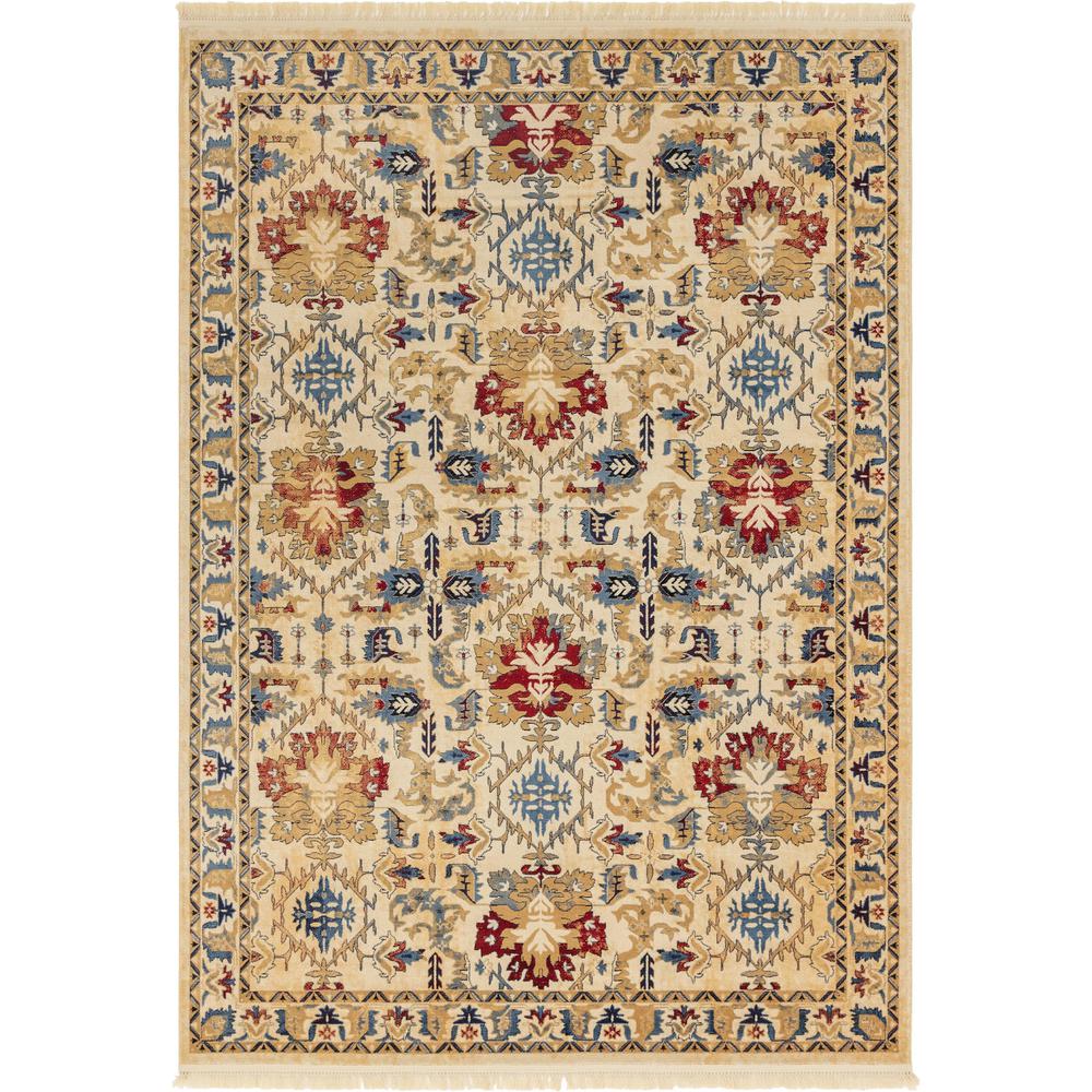 Diplomat District Rug, Ivory (7' 0 x 10' 0). Picture 1