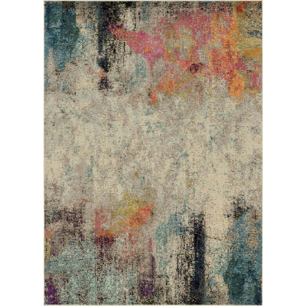Tybee Chromatic Rug, Beige (7' 0 x 10' 0). Picture 1