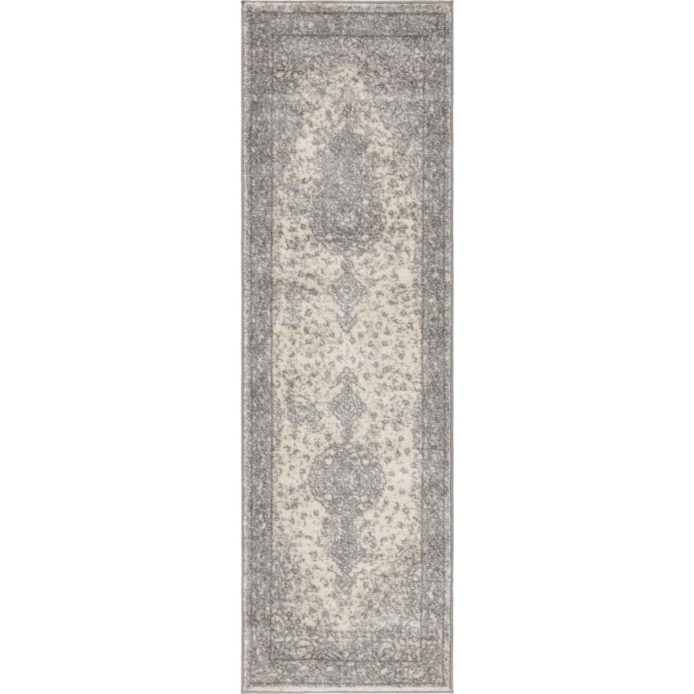 Midnight Bromley Rug, Light Gray (2' 0 x 6' 7). Picture 1