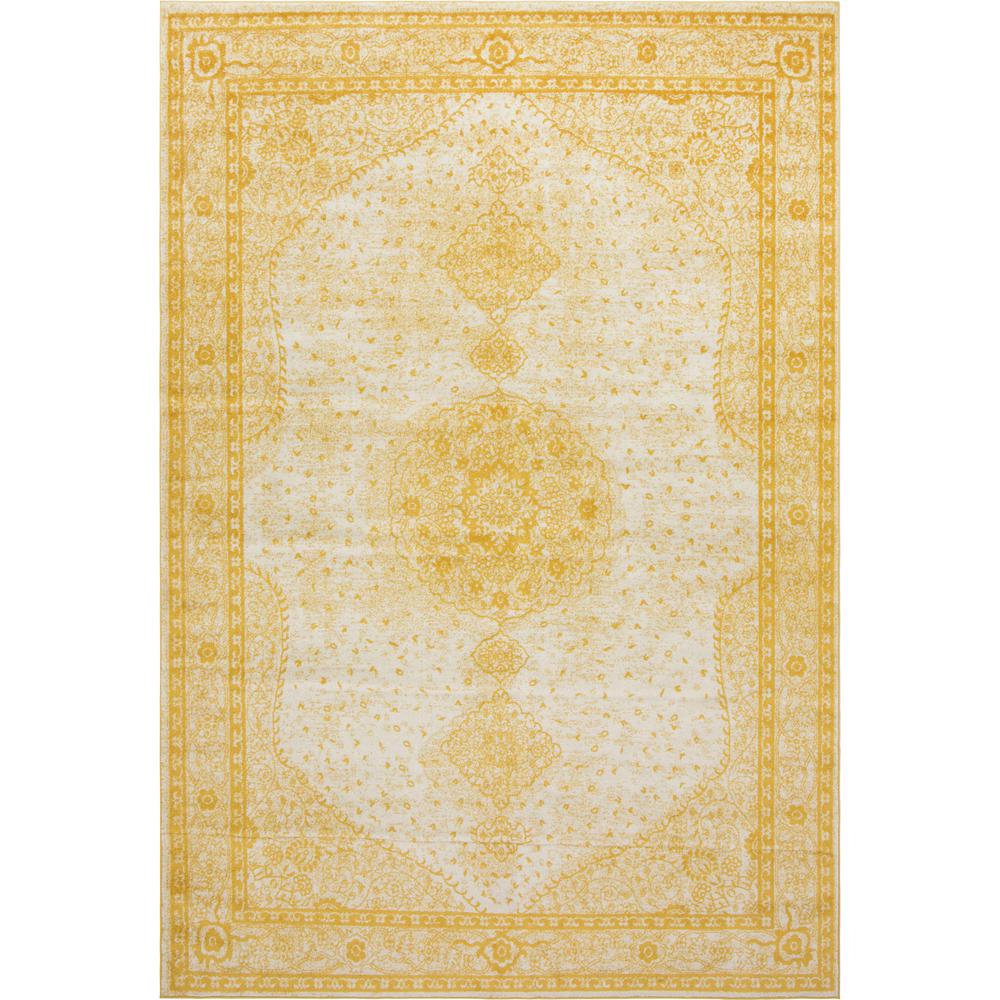 Midnight Bromley Rug, Yellow (10' 0 x 14' 0). Picture 1