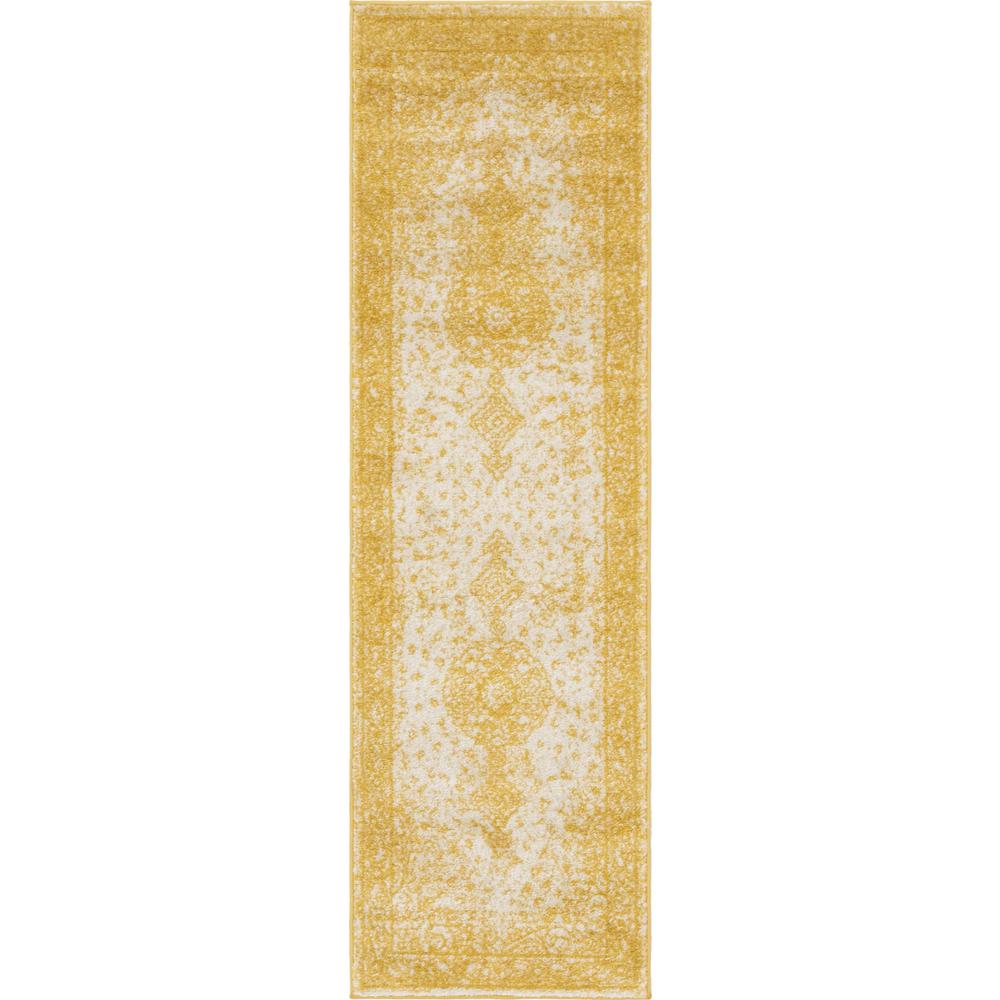 Midnight Bromley Rug, Yellow (2' 0 x 6' 7). Picture 1