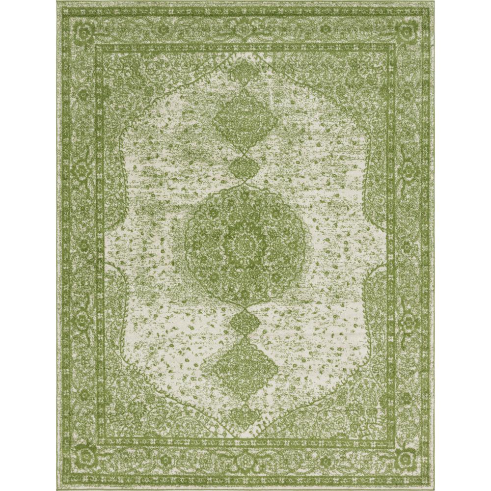 Midnight Bromley Rug, Green (8' 0 x 10' 0). Picture 1
