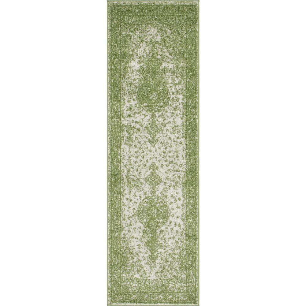 Midnight Bromley Rug, Green (2' 0 x 6' 7). Picture 1