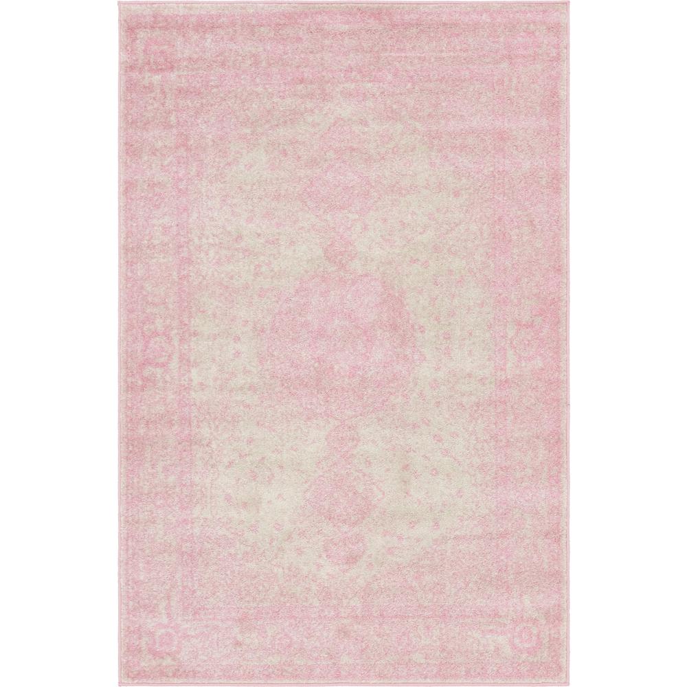 Midnight Bromley Rug, Pink (4' 0 x 6' 0). Picture 1