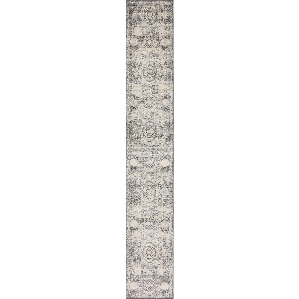 Wells Bromley Rug, Light Gray (2' 0 x 13' 0). Picture 1